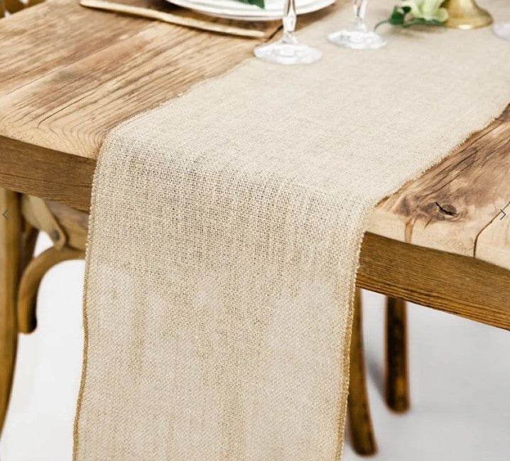 Jute Hessian Table Runner