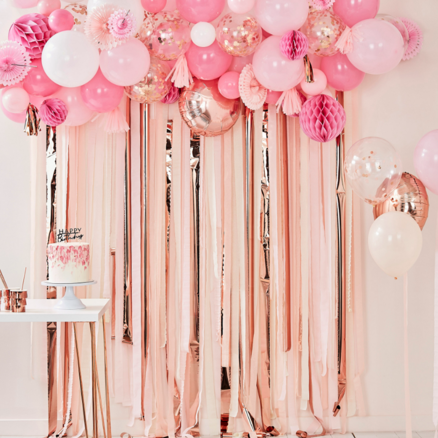 Ginger Ray Blush and Peach Balloon Garland
