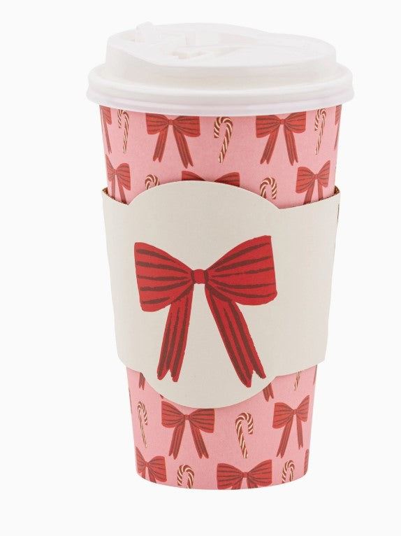 Bows and Canes To Go Cups