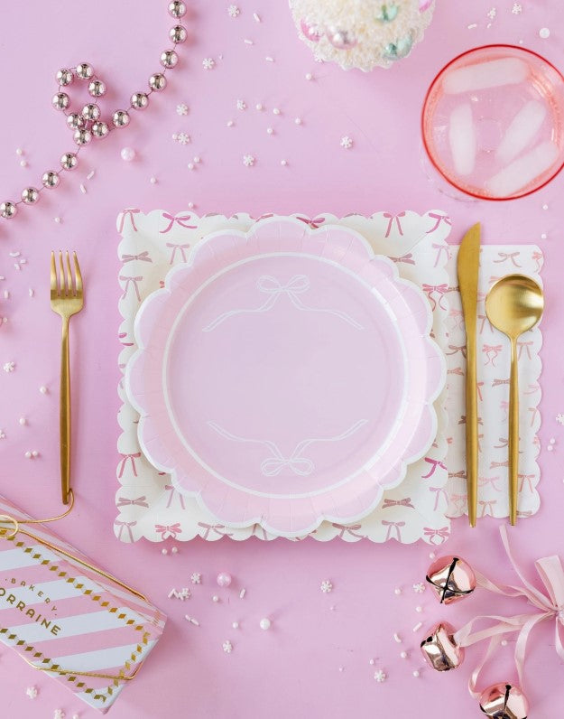 Multi Pink Bows Guest Napkin