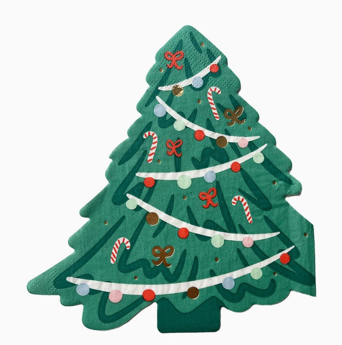 Baking Spirits Bright Christmas Tree Large Napkins