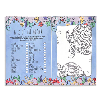 Ocean Colouring In Postcard Set