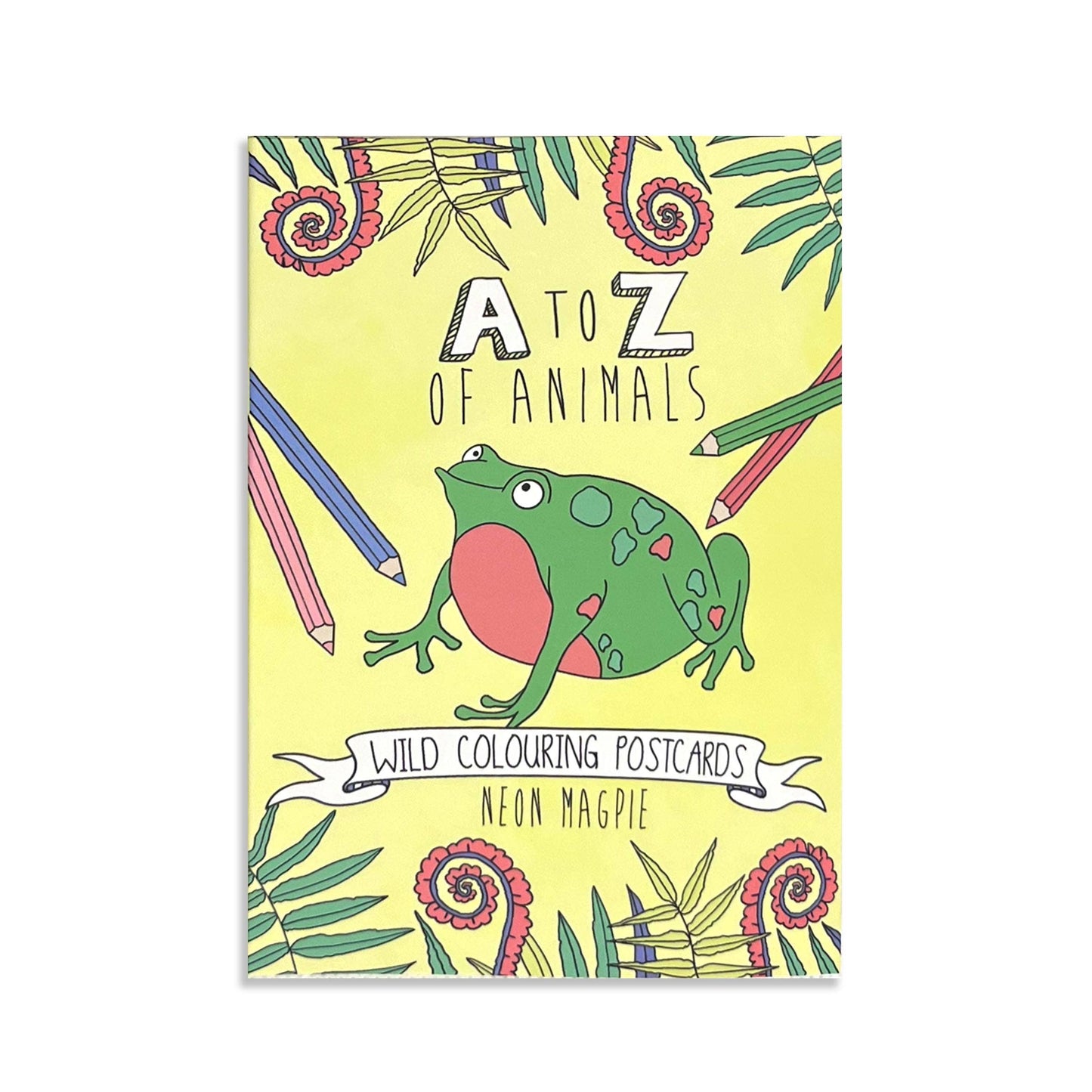 Animal Colouring In Postcard Set