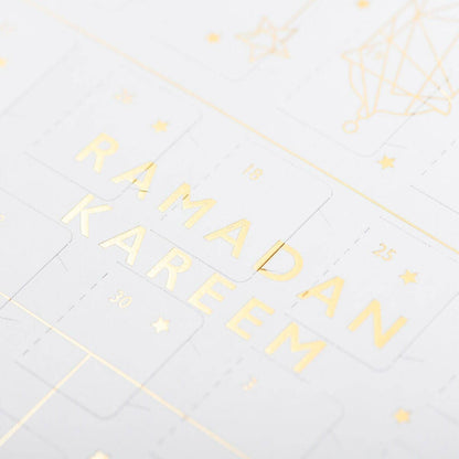 White Lanterns & Stars 'Ramadan Kareem' Chocolate Calendar