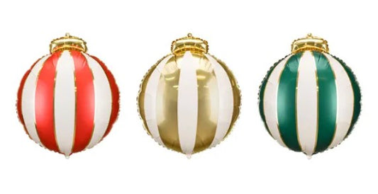 Christmas Bauble Foil Balloons
