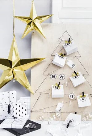 Metallic Gold Paper Star