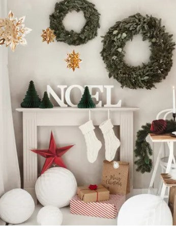 Metallic Red Paper Star