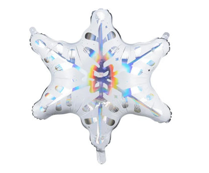 Holographic Snowflake Foil Balloon