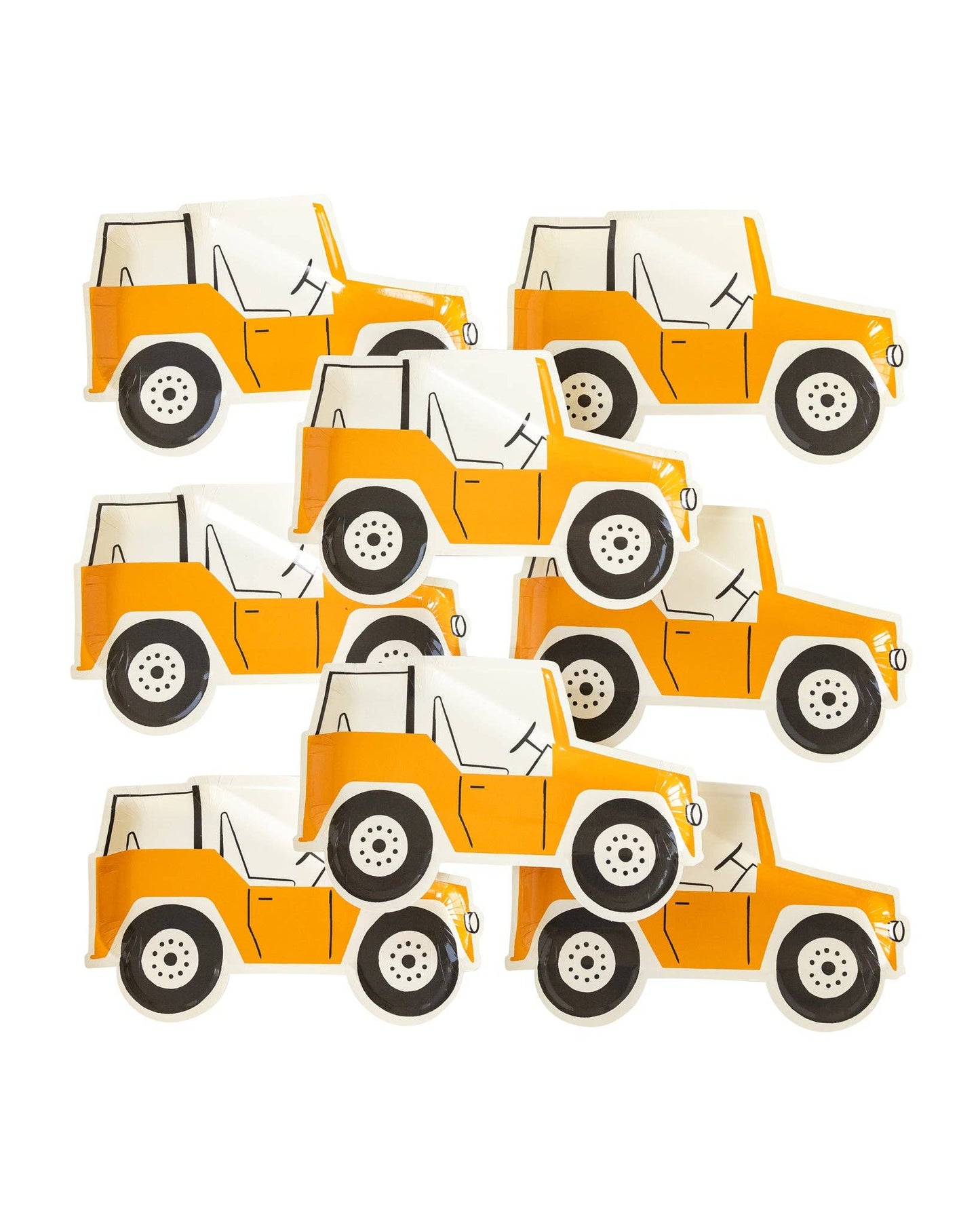 Safari Jeep Shaped Paper Plate