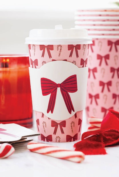 Bows and Canes To Go Cups