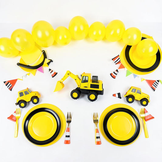 Construction party in a box contents