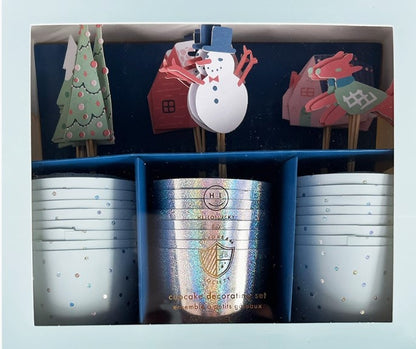 Snow Day Cupcake Decorating Set