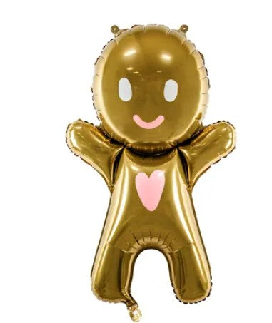 Gingerbread Man Foil Balloon