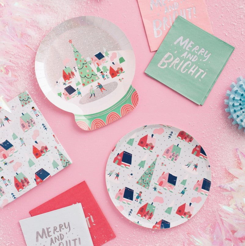 Snow Day Large Plates