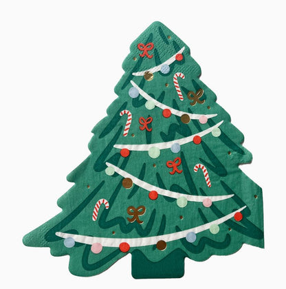 Baking Spirits Bright Christmas Tree Large Napkins