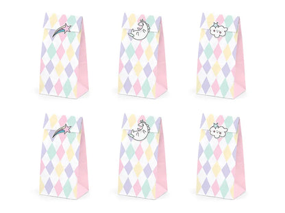 Unicorn Treat Bags and Stickers