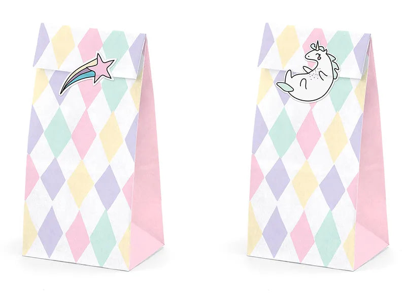 Unicorn Treat Bags and Stickers