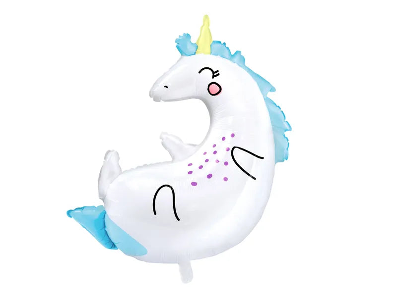 Unicorn Shaped Foil Balloon (Helium & Air Filled)